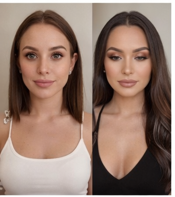 Soft glam makeup